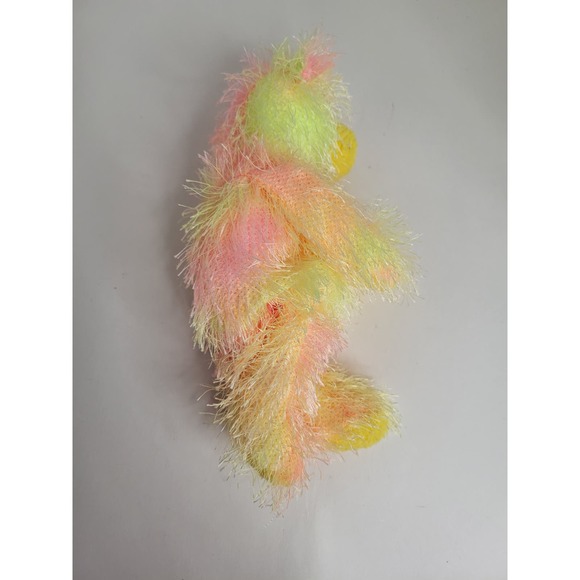 NWT 2002 TY Punkies Collection Sherbet Colored- Rainbow Bear Pink Yellow Orange - Picture 3 of 9